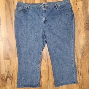 Lee Straight Leg Jeans Womens Size 28W Medium Relaxed Denim Hemmed To 26" Inseam